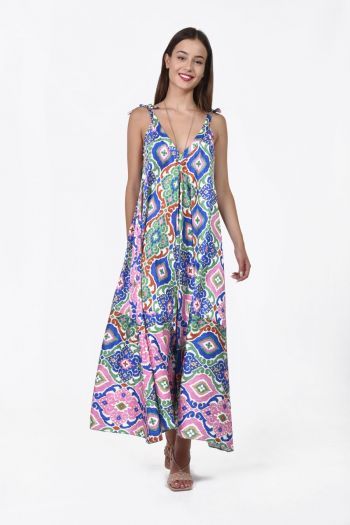 Tribal maxi φόρεμα